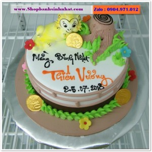 Bánh Sinh Nhật Con Khỉ Tuổi Thân - T15
